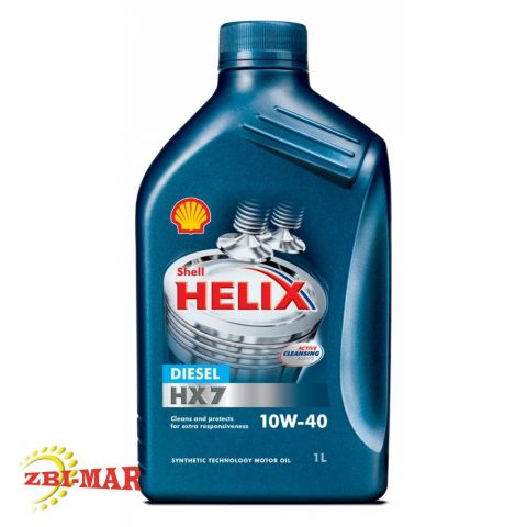 SHELL HELIX HX7 DIESEL 10W40 1L